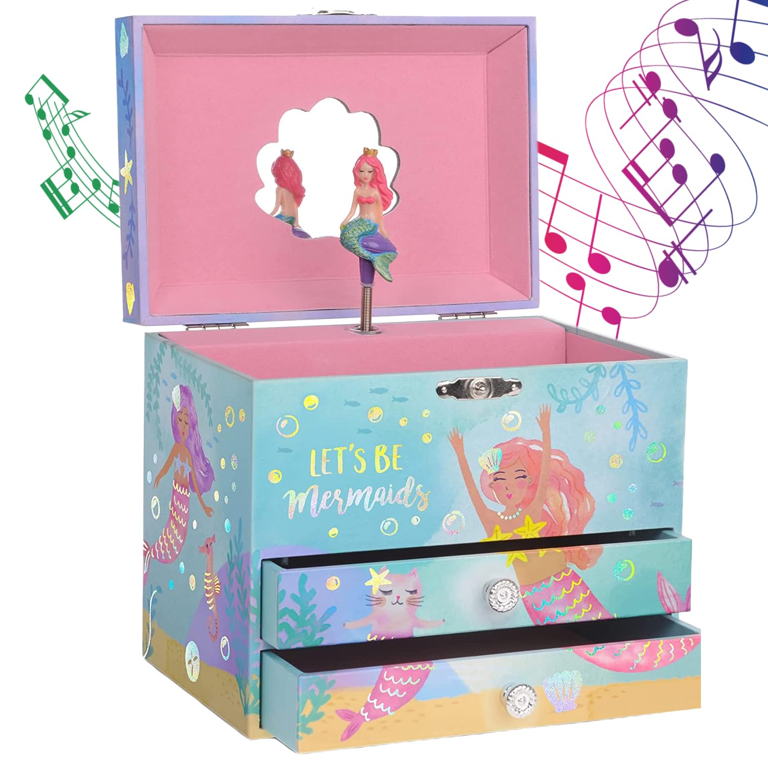 ウサユキ　泳兒 Vincy CD 7枚セット Amazon.com: Jewelkeeper - Musical Jewellery Box for Girls with 2
